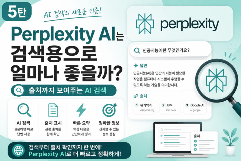 Perplexity AI는 검색용으로 얼마나 좋을까? ChatGPT와 비교