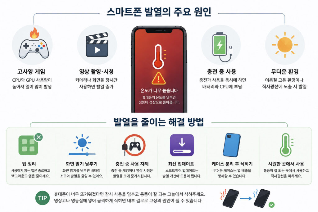스마트폰 발열 원인